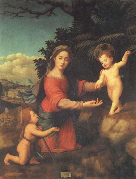 BUGIARDINI, Giuliano Madonna and Child with hte Young St.john t he Baptist